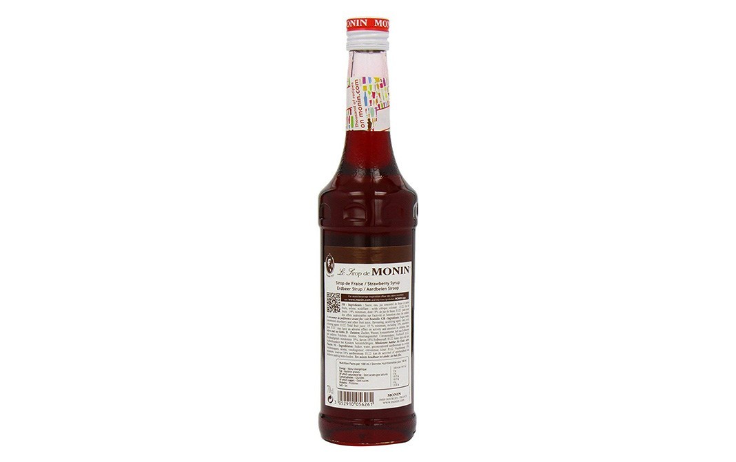 Monin Fraise Strawberry Syrup   Glass Bottle  1 litre